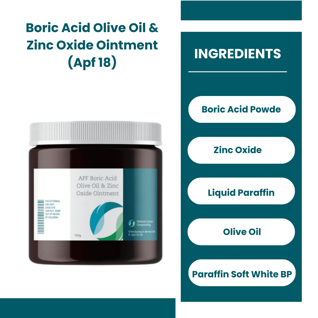 Boric Acid Olive Oil Zinc Oxide Ointment